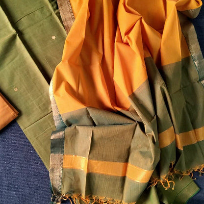 Handloom Mangalgiri  Cotton Dress Material