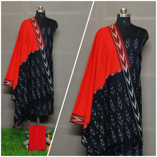 Ikat Cotton Salwar Suit