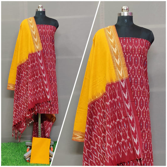 Ikat Cotton Salwar Suit