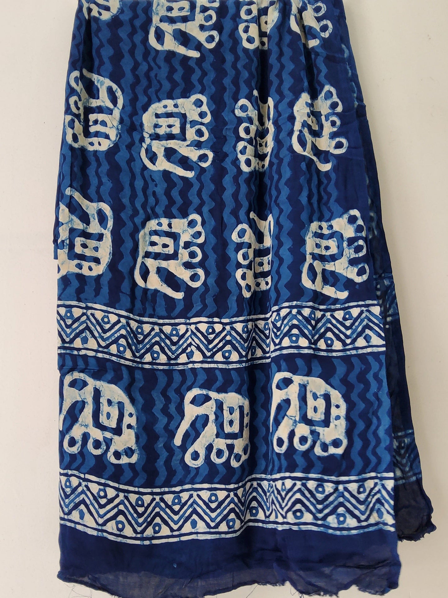 Indigo Modal Silk Dupatta