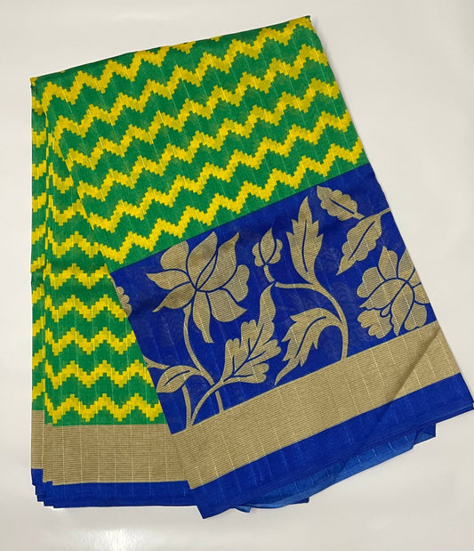 Jute Silk Saree with Blouse