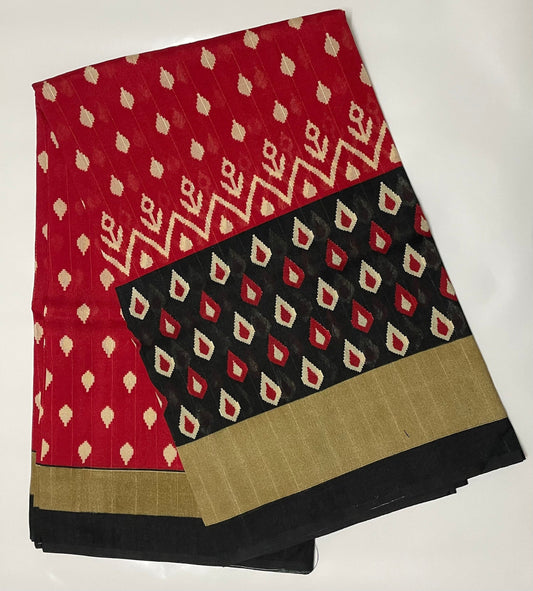 Jute Silk Saree with Blouse