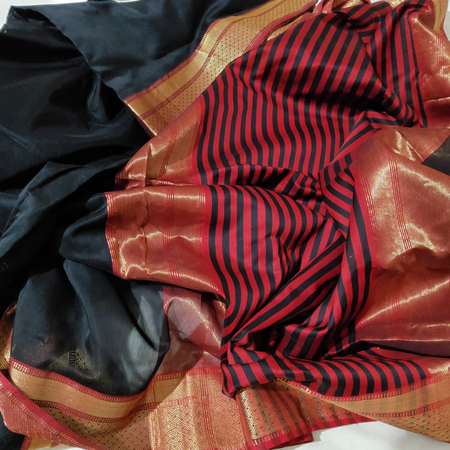 Maheshwari Silk Cotton Saree with Blouse