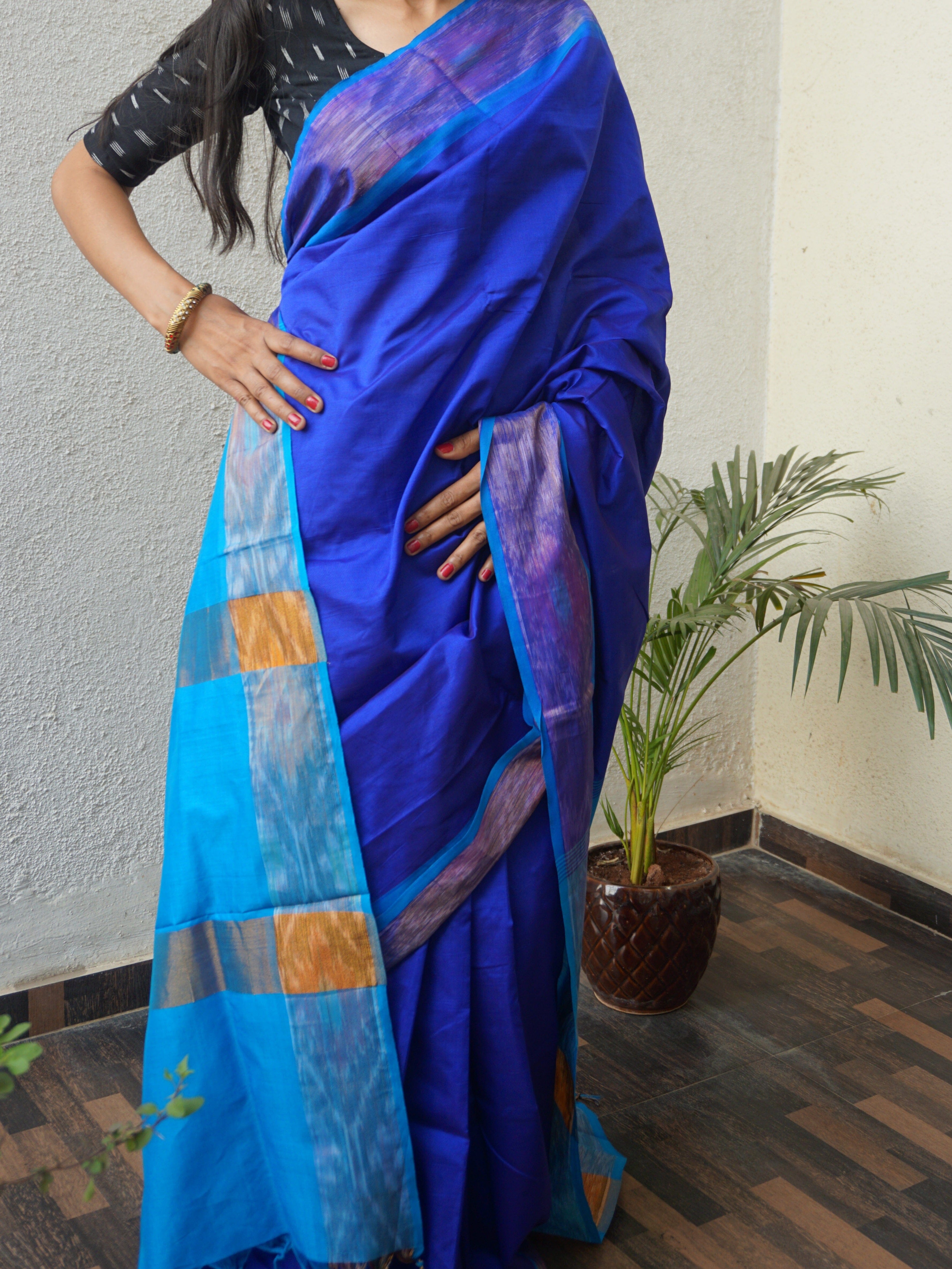 Mangalagiri Pattu Saree - Silk Bazaar