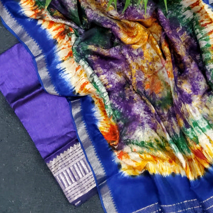 Mangalagiri Hand woven Silk Cotton Dress Material