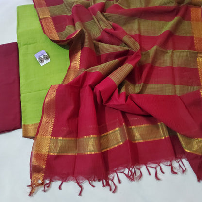 Mangalagiri Handloom Cotton Salwar Suit