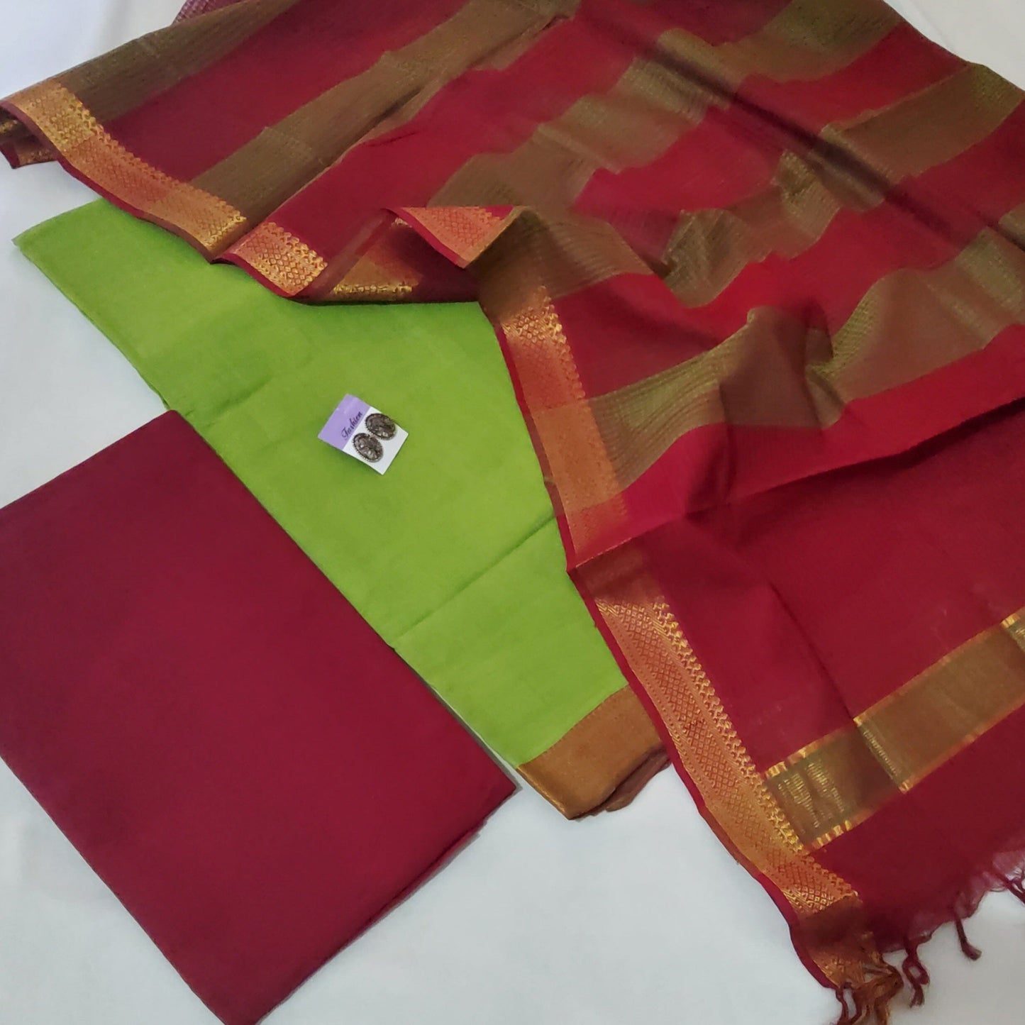 Mangalagiri Handloom Cotton Salwar Suit