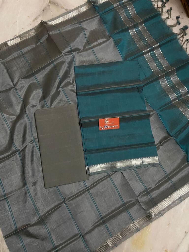 Mangalagiri Silk Cotton Dress Material
