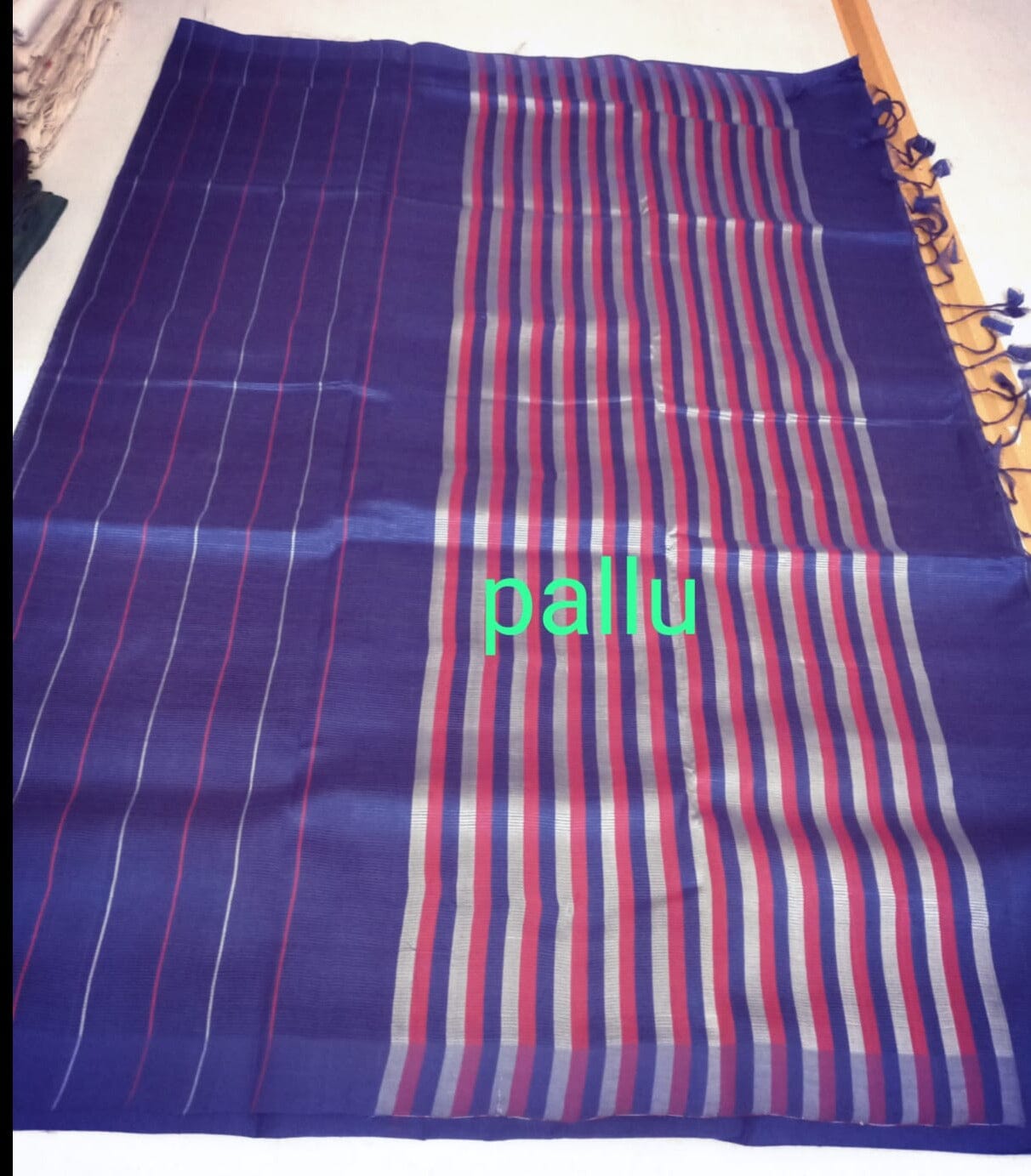 Mangalgiri Silk Cotton Saree with Blouse