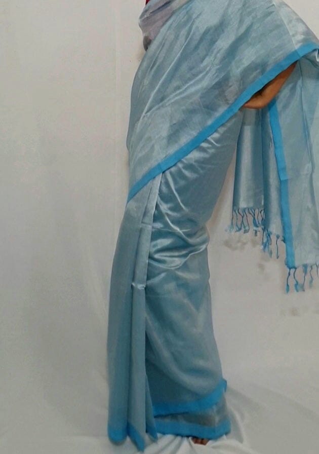 Mangalgiri Silk Cotton Saree with Running Blouse