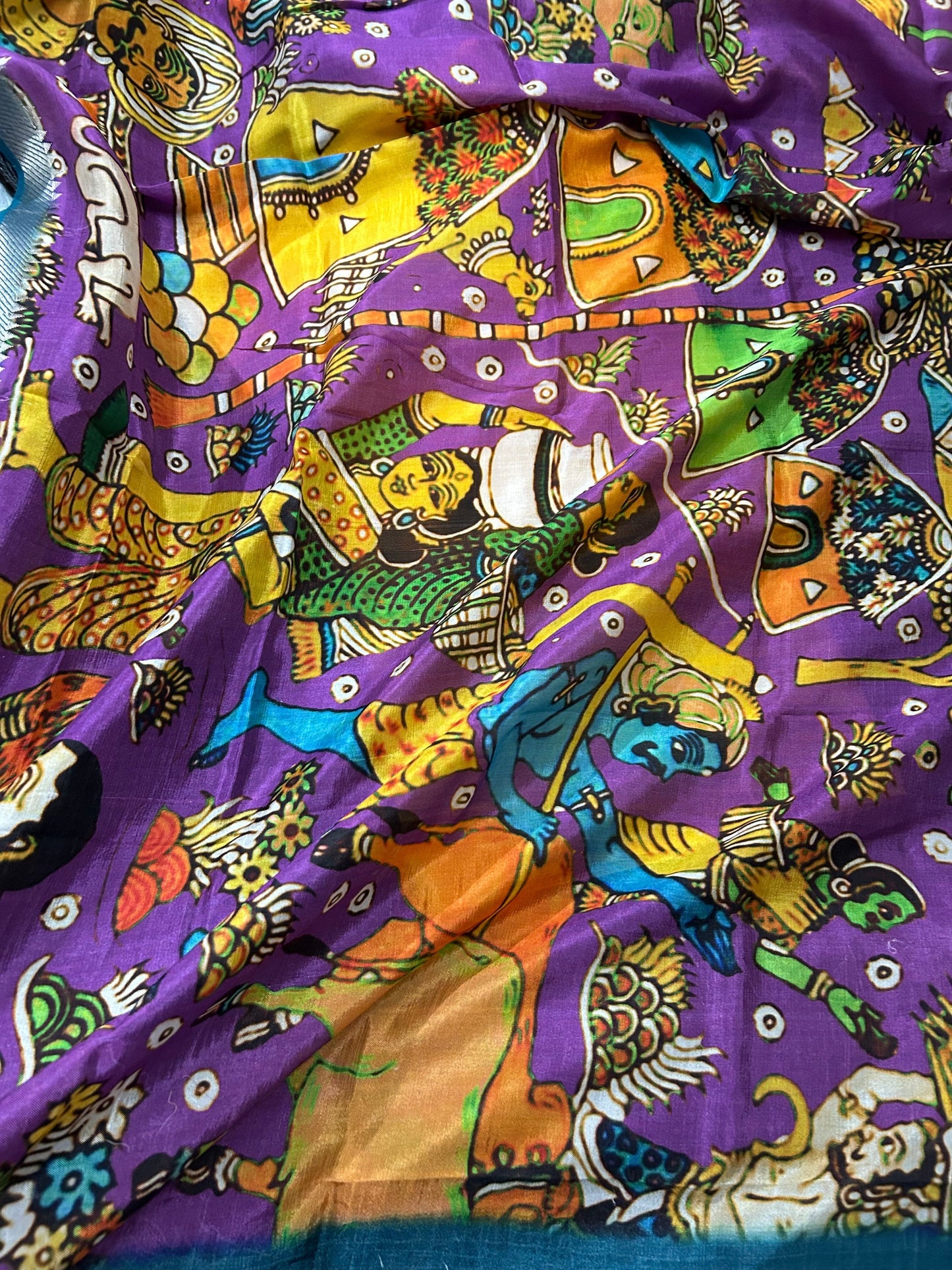 Mangalagiri Silk Handloom Dress Material