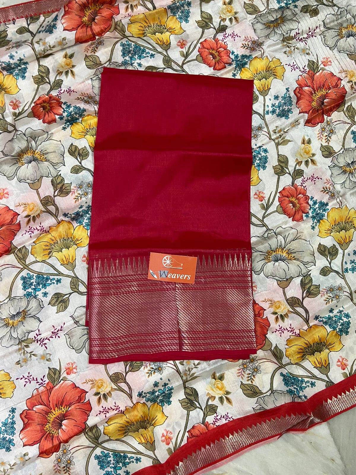 Beautiful Chanderi Cotton Silk Dress Material - KC40613