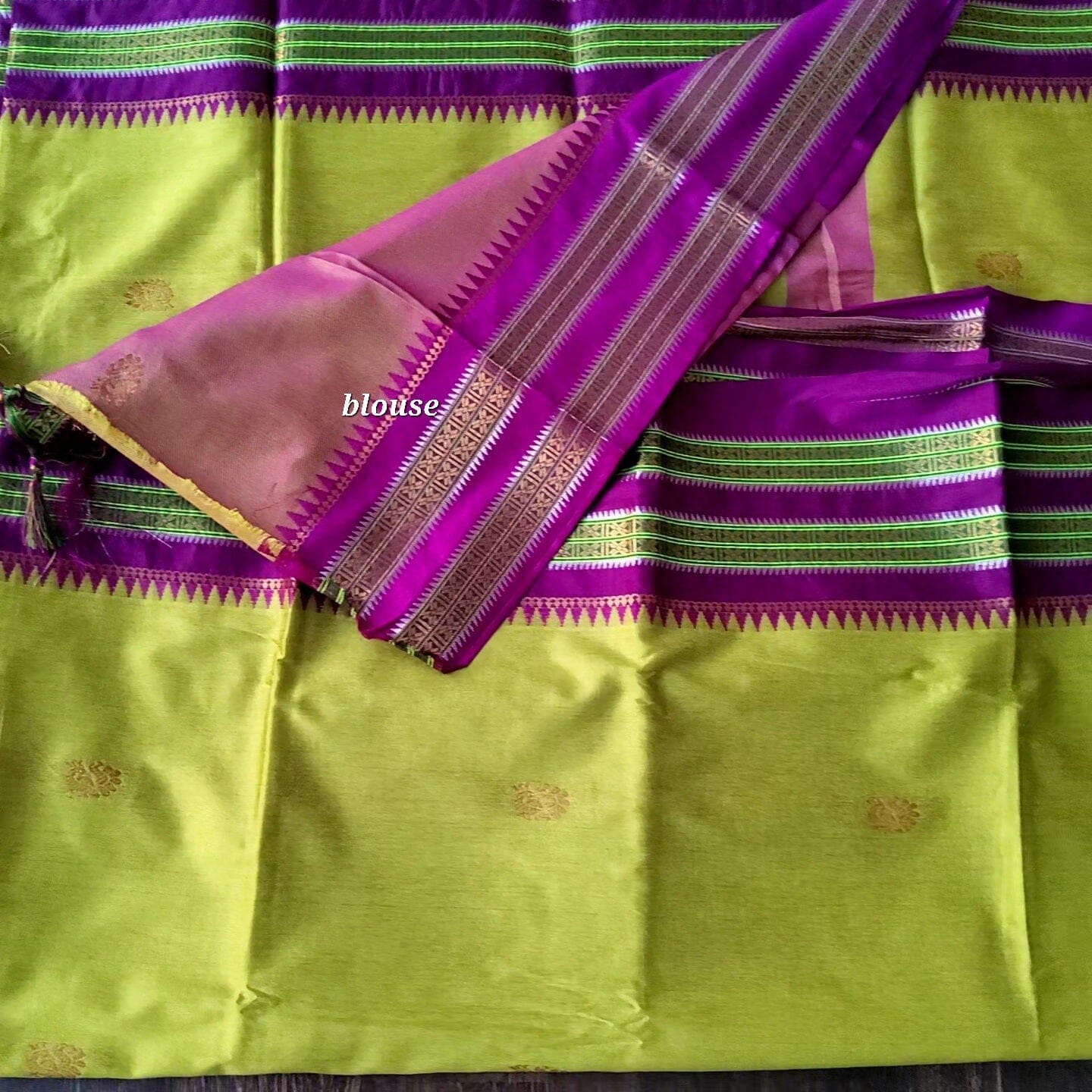 Ilkal Saree (Greenish Pink) in Pune at best price by Gayatri Paithani And  Silk Sarees - Justdial