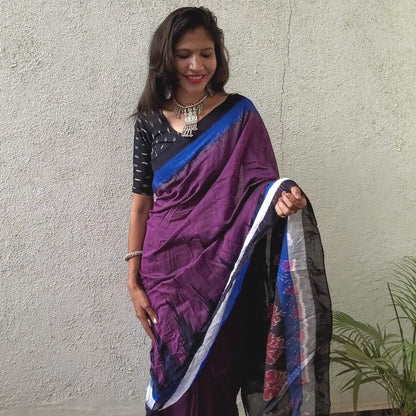 Odisha Ikat Hand woven Cotton Saree