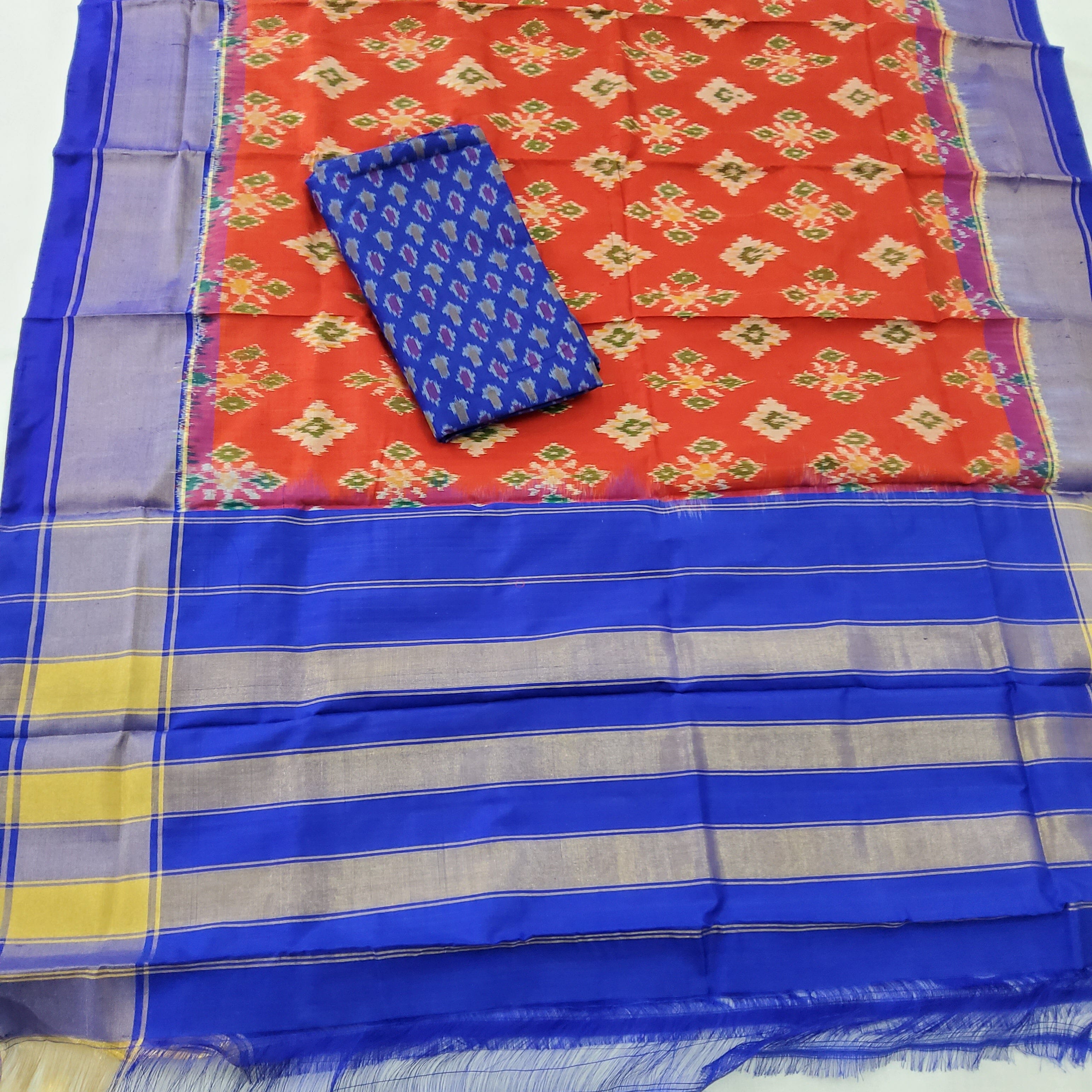 Cotton Pochampally Ikat Dress Material at Rs 2750 in Nalgonda | ID:  23343567933