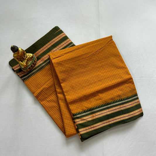 Poona Cotton Saree with all over check