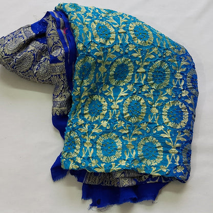 Pure Georgette Bandhej Neemjari Dupatta