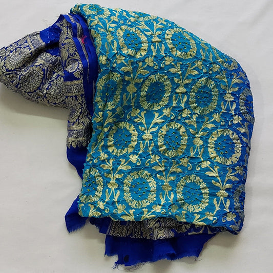 Pure Georgette Bandhej Neemjari Dupatta