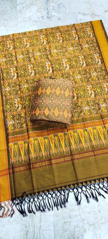 Puttapakka Silk Cotton Top Dupatta Sets