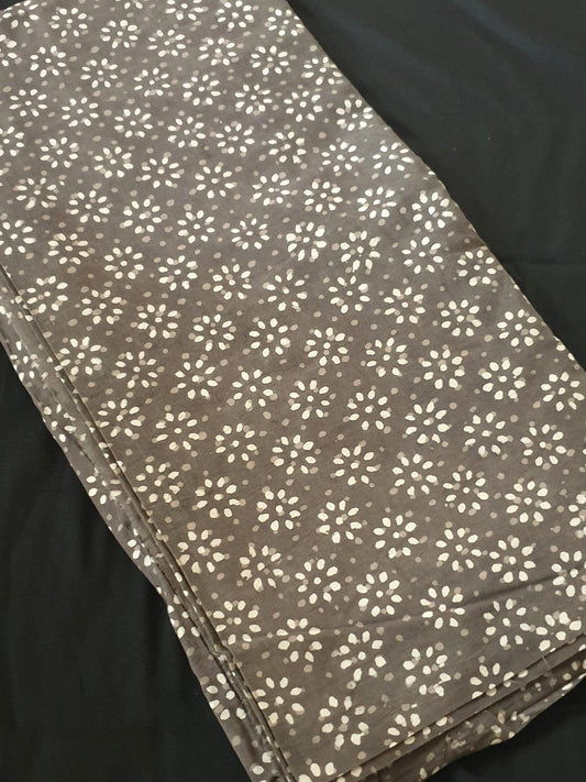 Running Block Print Fabric for Dress, Kurti, Blouse etc