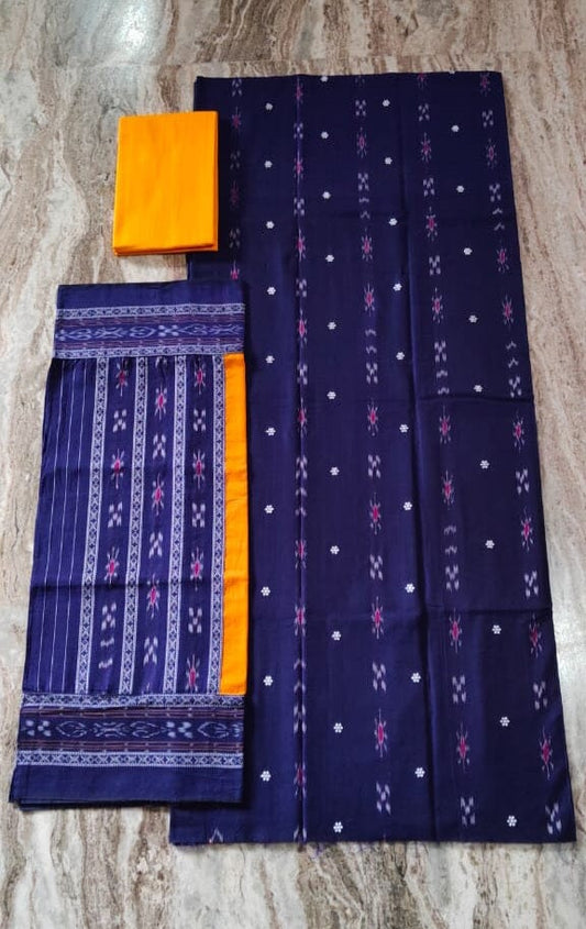 Sambalpuri Ikat Cotton Dress Material