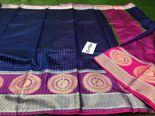 Silk Cotton Weaving Saree with Blouse