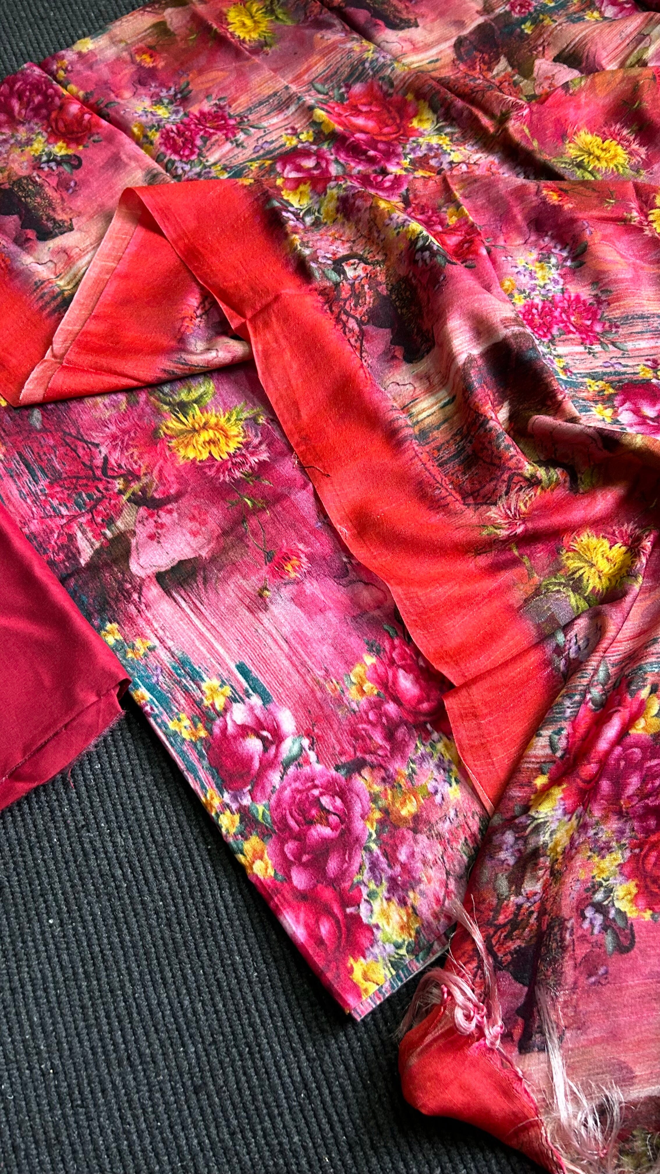 Tussar Silk Dress Material - Buy Tussar Silk Dress Material online in India